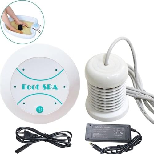 Mini Foot Spa Bath Massager Detox Machine Ion Cleanse Ionic Foot Bath Aqua Cell Spa Machine Detox Foot Bath Array Aqua Spa Relax
