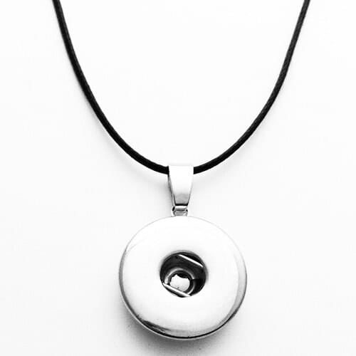 NF158 OEM, ODM round snap button jewelry newest pendant Necklace (fit 18mm snaps)