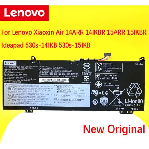 NEW Original For Lenovo xiaoxin Air 14ARR 14IKBR 15ARR 15IKBR Ideapad 530s-14IKB 530s-15IKB L17C4PB0 L17M4PB0 Laptop battery