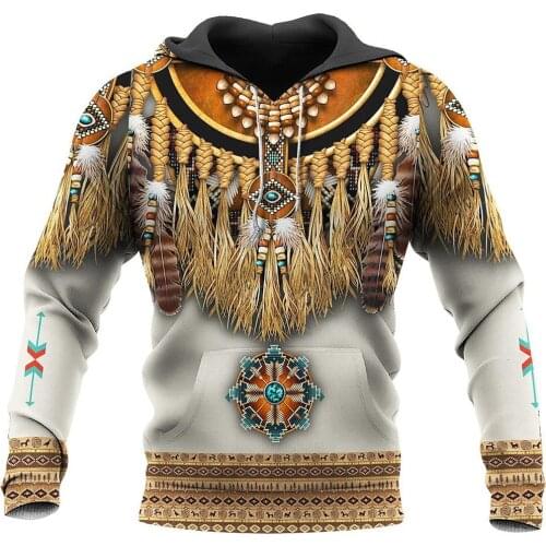Native Patterns 3D All Over Printed Men Women Hoodie Autumn Winter Fashion Casual Jacket