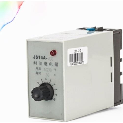 Transistor Type Time Relay JS14A 24V 36V 110V 220V 380VAC 1S 5S 10S 30S 60S 180S 10M 30M 60M