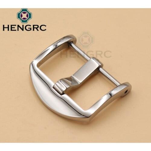 Wholesale 10pcs 20mm 22mm Watch Buckle Solid Stainless Steel Polished Screw-In Pre-V Clasp Watch Band Strap for PANERAI