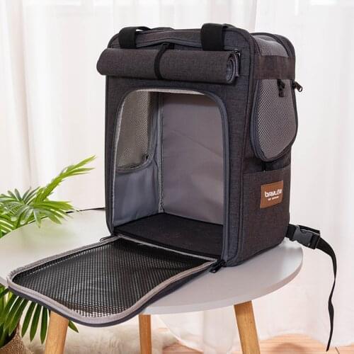 Pet Cat Carrier Backpack Travel Cats Bagpack Small Dogs Carrying Bag for Kitten Puppy Space Handbag Portable Products