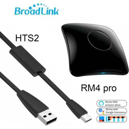 Broadlink RM4 Pro Remote Control WiFi IR RF Switch Mini Controller For Smart Home Work With Broadlink HTS2 Alexa Google Home