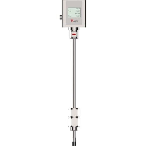 Insertion compressed dry air flow meter, best flow meter to measure compressed air