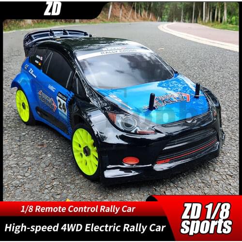 80km/h ZD 1/8 RC Remote Control Rally Car Flat Sport Car High-speed 4WD Electric Model Buggy Off-road Vehicle Adult Boy Gift