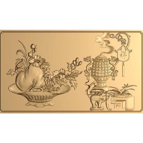 Flowers_1 3D model for cnc 3D carved figure sculpture machine in STL file format