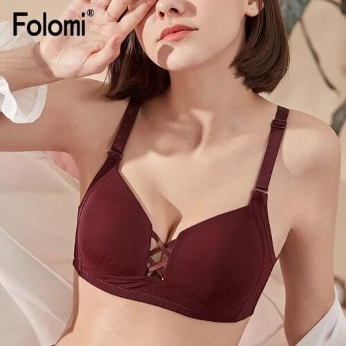 Wire Free Bra Thin Cup Sexy Lingeire for Women Hollow Out Lightly Lined Bras 32 to 40