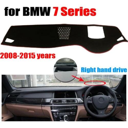 Car dashboard covers mat for BMW New 7 Series with HUD 2008-2015 years Right hand drive dashmat pad dash cover auto accessories
