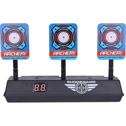 Kids Sound Light Shooting Game Precision Scoring Auto Reset Electric Target