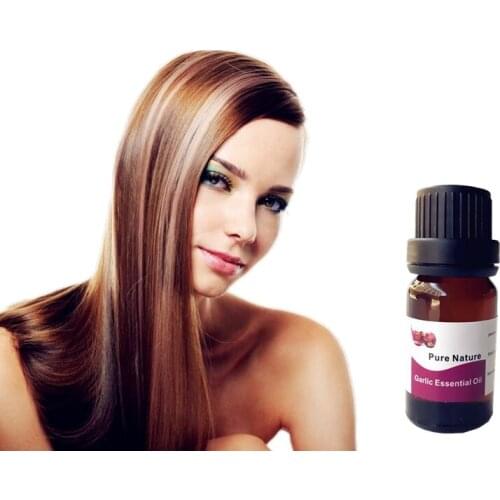 Hair treatment Nature Garlic Essential Oil 10ml Preventing Hair Loss essential oil Nourish scalp Nature Garlic Oil 10ml