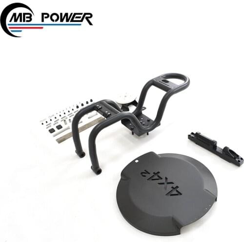 G class w463 4 times 4 square dry carbon wheel cover rack for G500 G550 G63 G65 dry carbon Spare tire Rack