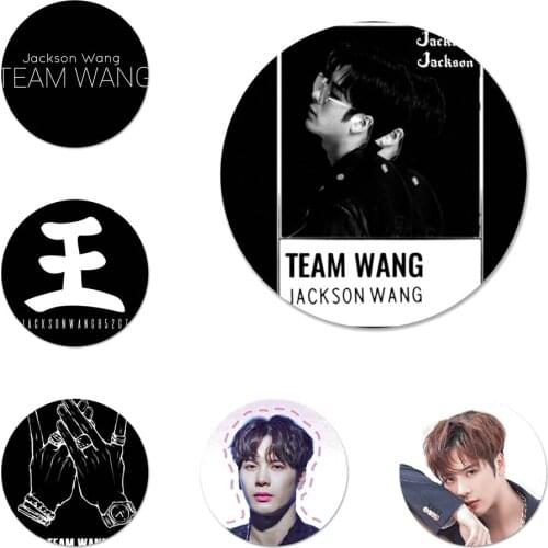 GOT7 Jackson Wang Badge Brooch Pin Accessories For Clothes Backpack Decoration gift 58mm
