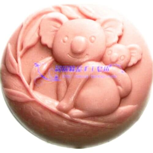 Koala Silicone Soap mold Handmade 3d silicone mould DIY Craft molds S077