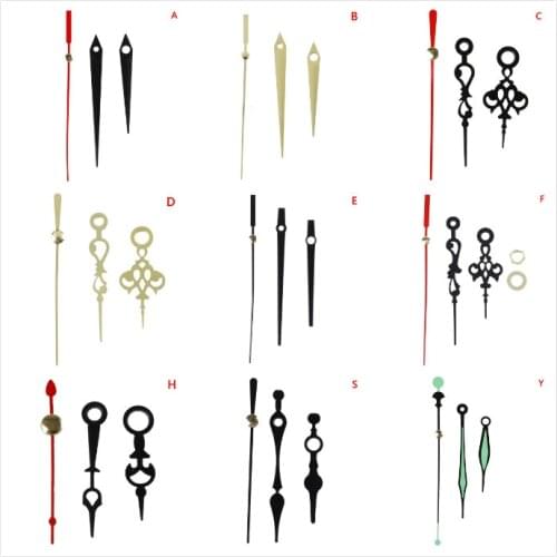 Quartz Clock Movement Mechanism Gold Hands Parts Hands DIY Replace Repair Wall Clock Parts Kit