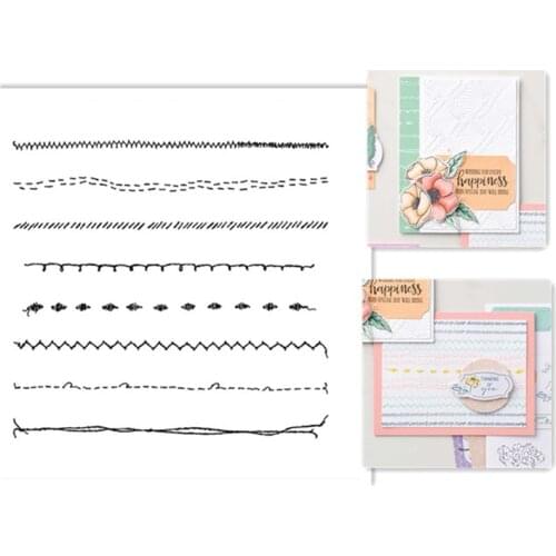 Metal Die Cuts Mold HAPPINESS Craft Knife Blade Punch Die Stencils for Scrapbooking Paper Card Making Die Template Clear Stamps