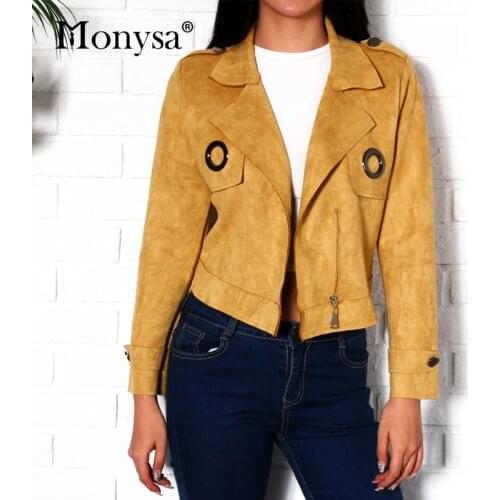 Женские замшевые куртки Monysa China At AliExpress