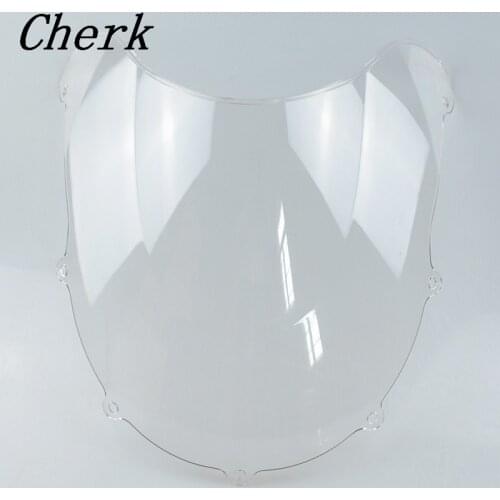 Motorcycle Clear Windshield Windscreen Double Bubble For Suzuki GSXR 600/750 GSXR600 GSXR750 96-99 98 97