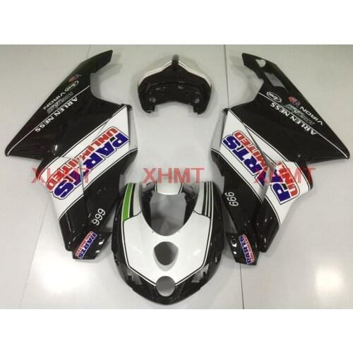 For DUCATI 999 2005 - 2006 Abs Fairing 999S 05 Fairings 749S 2005 Black White Abs Fairing