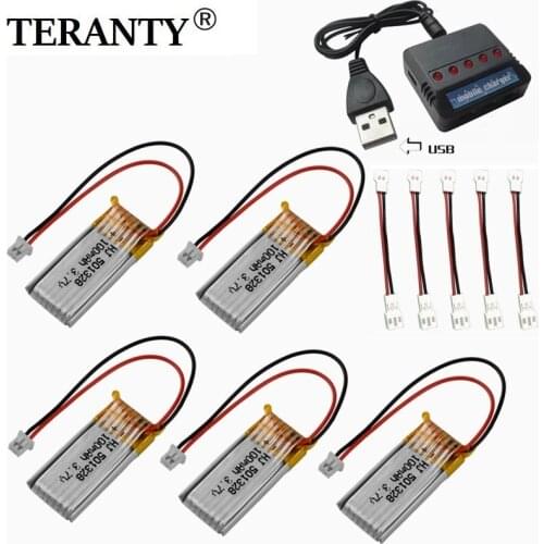 Original 3.7V 100mAh Lipo Battery and charger set RC Mini White Plug for RC 1/28 Mini Car / RC Helicopter /RC quadcopter