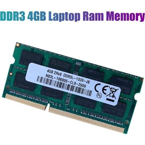 DDR3 4GB Laptop Ram Memory 1333Mhz PC3-10600 204 Pins SODIMM Support Dual Channel for AMD Laptop Memory