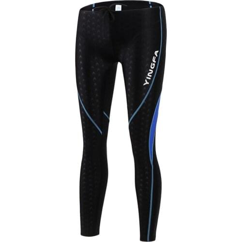 Mens Swimming Tights Swimwear Diving Surfing Pants Yoga Fitness Snorkeling Swimsuit Leggings Rash Guard M-2XL Men Long Swimsuit