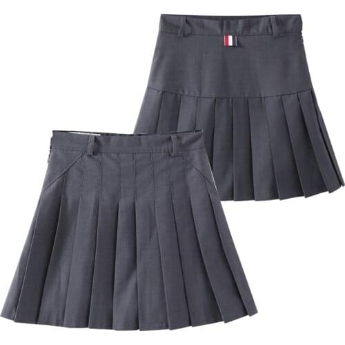 Pleated Girls Skirts Fall Winter Teenager School Wear Quality Childrens Bottom Kids Clothes