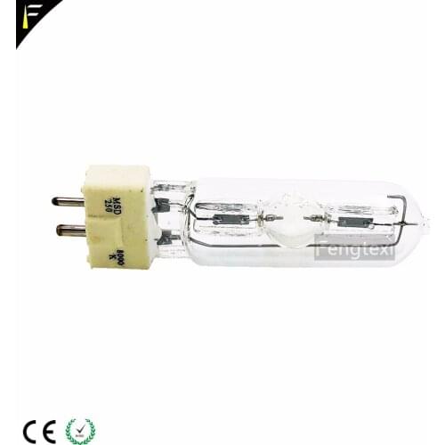 MSD 250/2 GY9.5 Stage Lamp Bulbs MSD 250W Watts Replace 71515302 for moving head lights scanning light wizard light