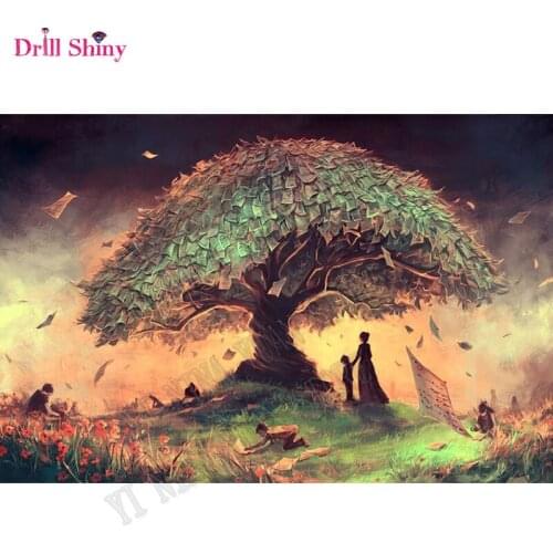 DIY Knowledge tree,square,diamond embroidery,mosaic,decor, ,rhinestone,abstract,diamond painting, wall arts,cross stitch,gifts