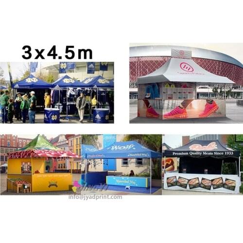 Foldable advertise event gazebo Custom Fullcolor LOGO business market POP up Promotion Event Display Advertising tent