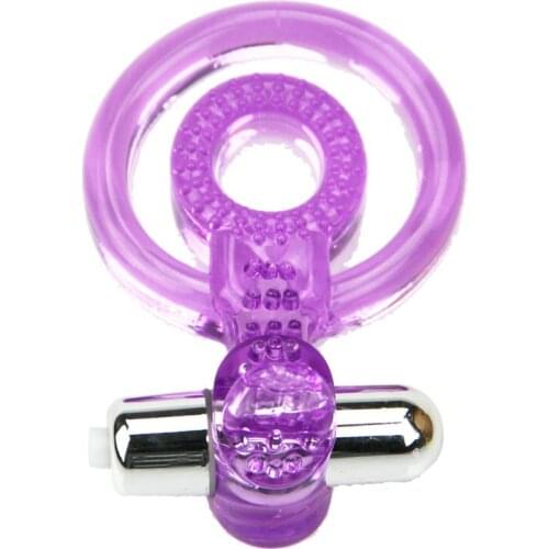 Supersex Screaming O The Vibrating Rabbit Double Ring Love dildo rings Delay Premature Ejaculation extender Sex Toys for Men