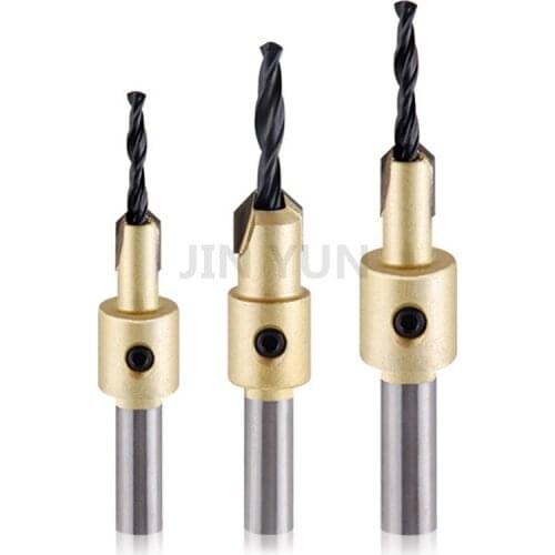 Countersunk Bit Countersunk Head Screw Deep Lead Hole Cone Salad Drill Bit Punching Step Hole Opener Woodworking Tools