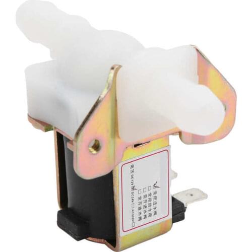 Inlet Solenoid Valve Brass Nylon Threaded Normal Closed Electromagnetic Control Device DC 12V Inlet Solenoid Valve