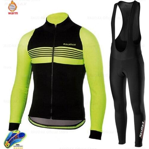 Winter warm wool cycling sportswear Mountain Bike Team suit customization men clothing women clothing 2021 champion clothing