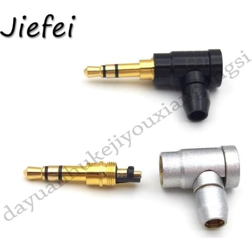 10pcs 90 Degree Jack 3.5 mm Headphone Plug Right Angle 3 Pole Stereo Audio Jack Connector for Cable Adapter
