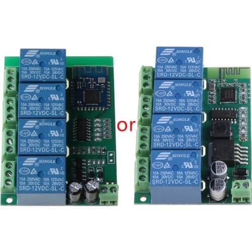 4CH Bluetooth-compatible Relay Switch Module With App Remote Control Mobile