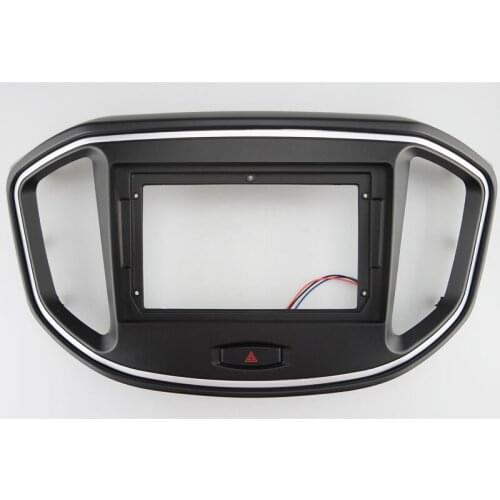 9 inch Car Fascia Radio Panel for 2016+ JAC REFINE M4 Dash Kit Install Facia Console Bezel Adapter 9inch Plate Cover Trim
