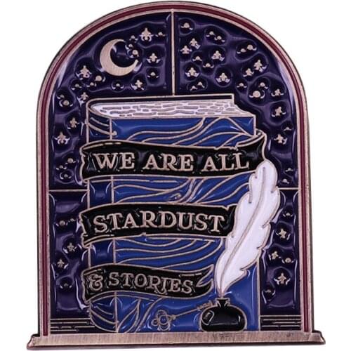 The Starless Sea Inspired Bookish Pin Show your love for stories while carrying a piece of stardust with this shiny badge