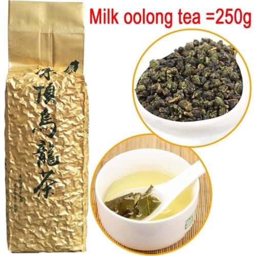 Milk Oulung Tea Beauty Weight loss Lowering Blood Pressure High Mountains JinXuan Tea Chinese Taiwan Fresh Green-Tea Houseware