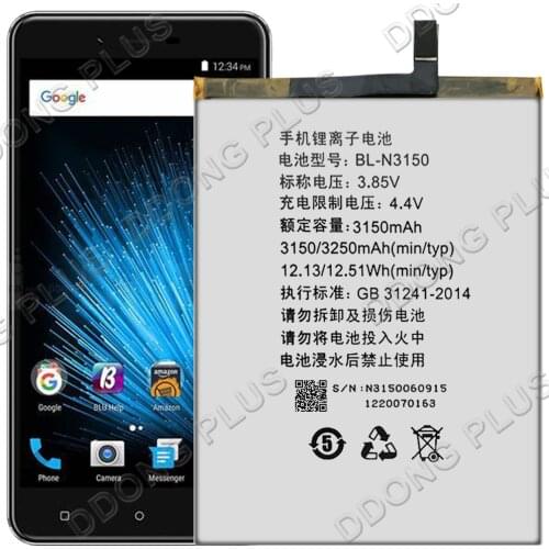 DDONG PLUS Gionee S6 Phone Batteries