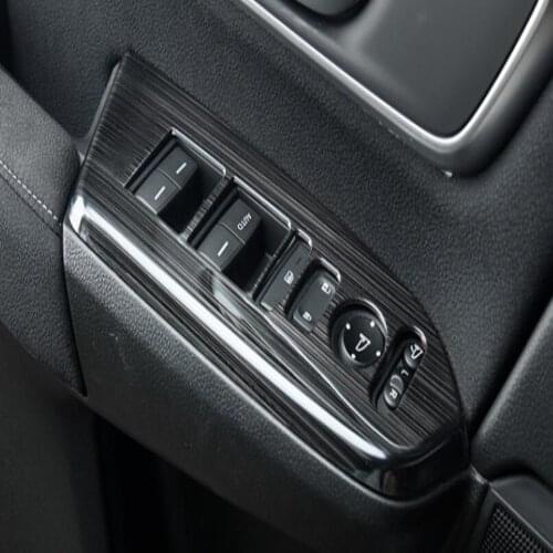 For Honda C-RV CRV 2017 2018 2019 2020 2021 Stainless Steel Car Inner Door Window Switch Panel Cover Trim Decoration