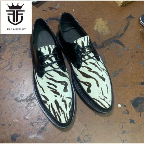 FR.LANCELOT Men's Patent Leather Shoes