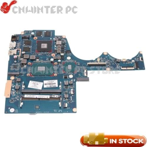NOKOTION For HP 15-AX 15-BC Laptop Motherboard 914772-601 914772-001 DAG35DMBAD0 G35D SR32Q I7-7700HQ CPU DSC GTX1050 2GB