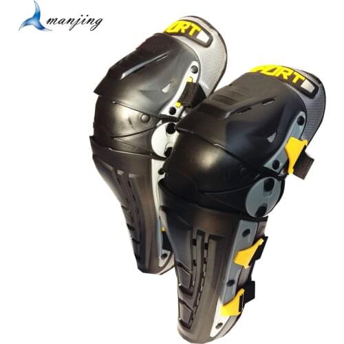 Professional Hard shell Motocross Motorcycle Knee Guard armor for adults Skiing Skating Knee Pad Lining Detachable Washable