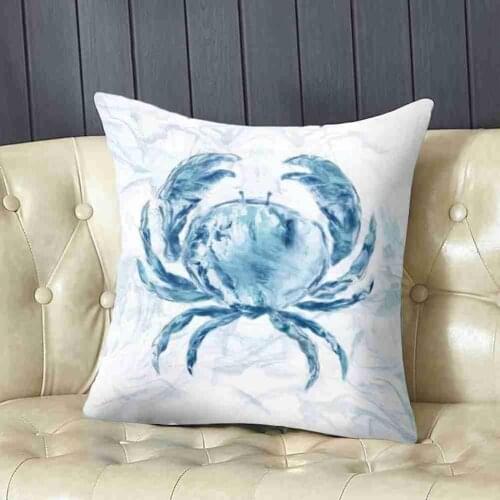 Marine Life Cushion Cover Soft Living Room For Polyester Sofa Pillowcase Hotel Decor Home E5S1