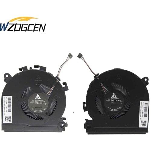 New CPU GPU Cooler Fan For HP Spectre X360 15-CH 15-CH011dx L17605-001 L17606-001 NS75C00 17J21 17J22 Radiator