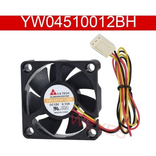 Original for YW04510012LM YW04510012BH 12V 0.14A 4.5cm double ball bearing cooling fans
