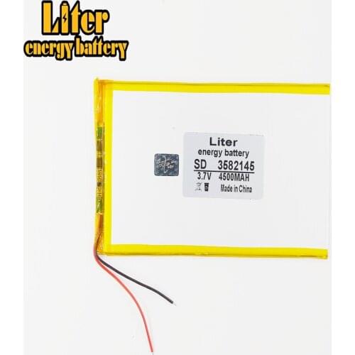 Polymer 3.7 V large capacity 9.7 inch tablet PC batteries 3582145 of 4500mah