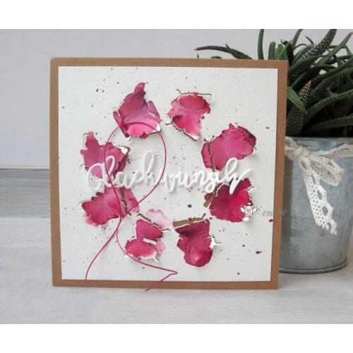 PP Craft metal cutting dies cut die mold New 3D Butterfly decoration Scrapbook paper craft knife mould blade punch stencils dies