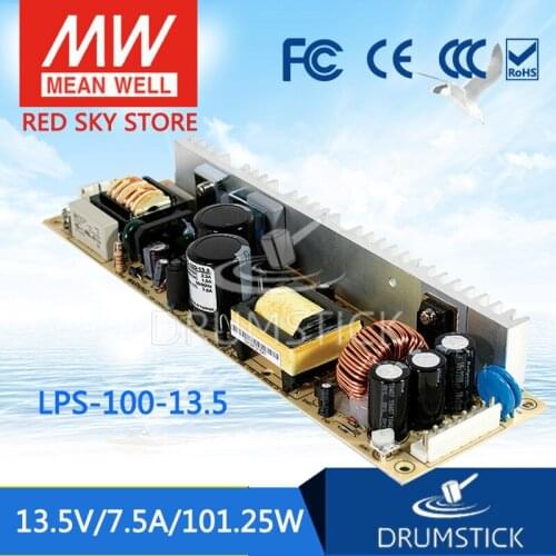 Prosperity MEAN WELL LPS-100-13.5 13.5V 7.5A meanwell LPS-100 13.5V 101.25W Single Output with PFC Function